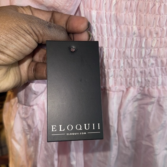 50. Eloquii Pink and White Striped Lined MIDI
Dress. Size 18. NWT. - Picture 8 of 8